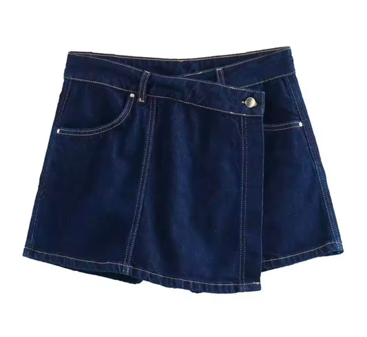 Denim skort set.