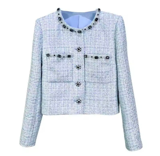 Majesty Tweed Jacket with Embroidered detail Set.