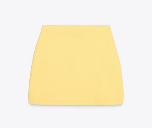 Angela Yellow Skirt Set