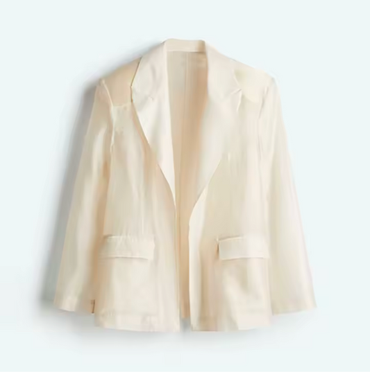 Elizabeth Blazer Sheer Set